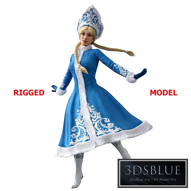 Snow Maiden 3DS Max - thumbnail 3