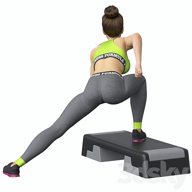 Step aerobics 3DSMax File - thumbnail 5