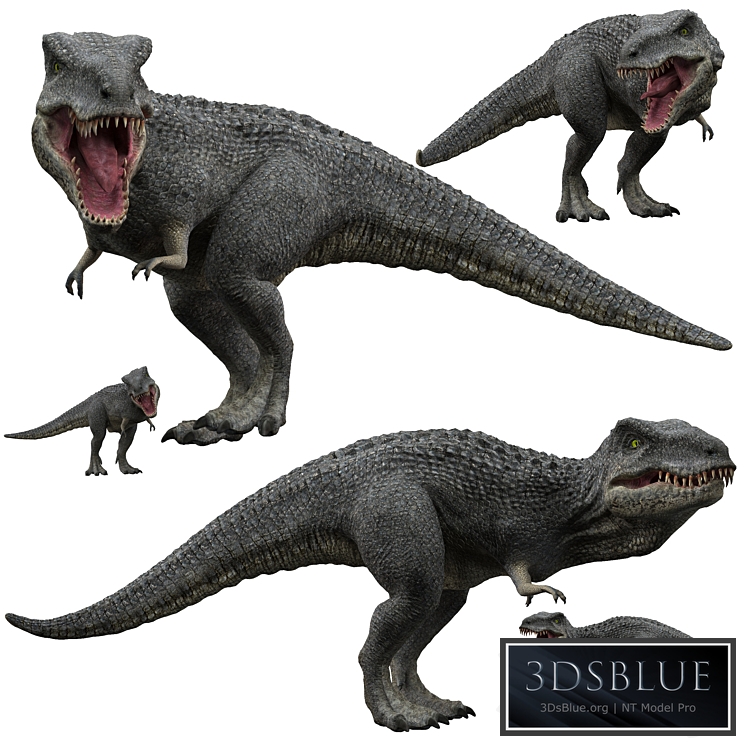 Tyrannosaurus rex 3DS Max - thumbnail 3