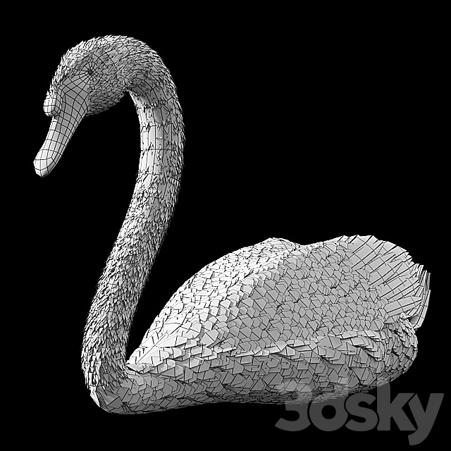 White Swan 3DSMax File - thumbnail 3