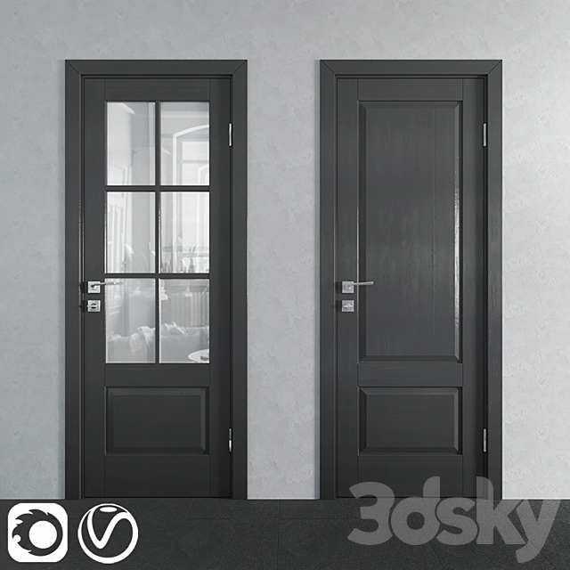 4 Profildoors Xn series interior doors 3DSMax File - thumbnail 1