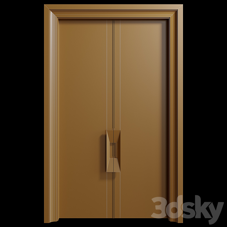 a door 3DS Max Model - thumbnail 2