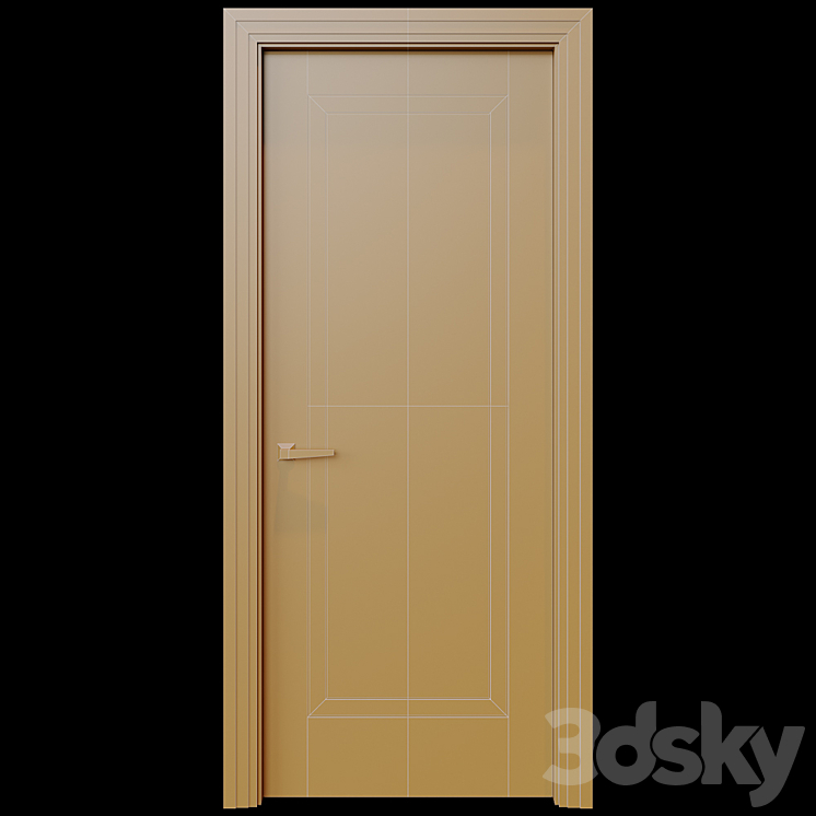 a door 3DS Max - thumbnail 2