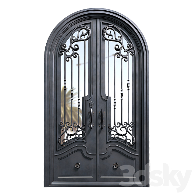 Abby Iron Doors PS2096 3ds Max - thumbnail 1