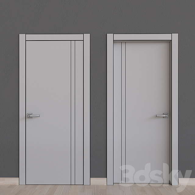 Academy SCANDI 4 Door 3DS Max Model - thumbnail 2