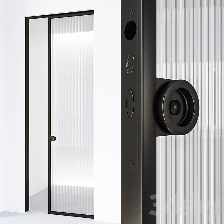 Aladin Pocket Mono door by Glas Italia 3DS Max - thumbnail 2