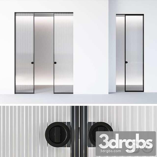 Aladin Pocket Mono Door by Glas Italia 3dsmax Download - thumbnail 1