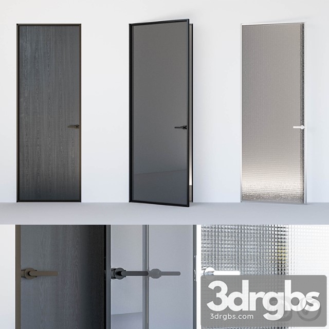 Aladin Swing Mono Door By Glas Italia 1 3dsmax Download - thumbnail 1