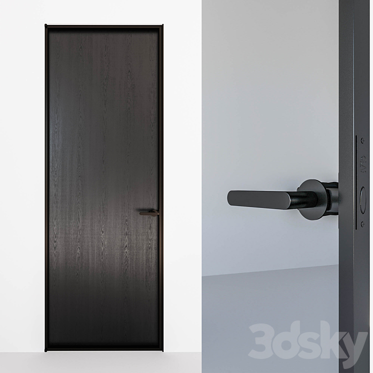 Aladin Swing Mono door by Glas Italia 3DS Max - thumbnail 2