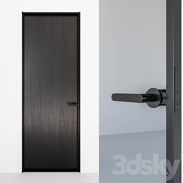 Aladin Swing Mono door by Glas Italia 3DSMax File - thumbnail 2