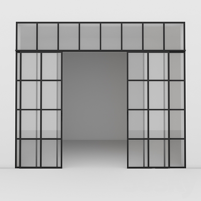 Aluminum door 5 3DSMax File - thumbnail 2