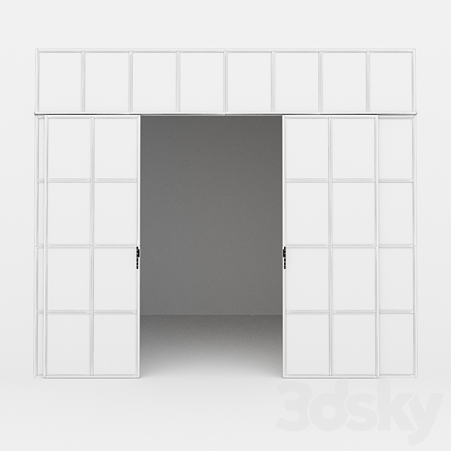 Aluminum door 5 3DSMax File - thumbnail 5