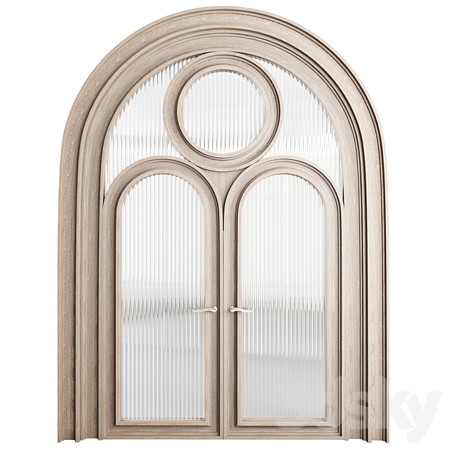 arched door 3ds Max - thumbnail 2