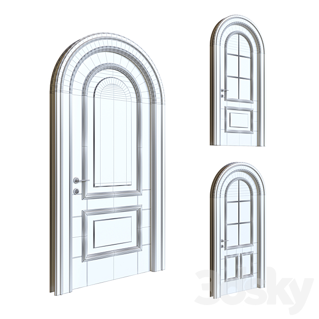 Arched doors 3DSMax File - thumbnail 2