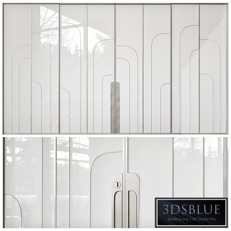 Art deco door 3DS Max - thumbnail 3