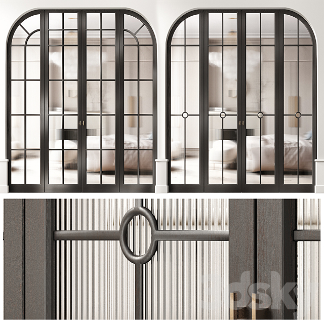 Art deco doors 4 3ds Max - thumbnail 1