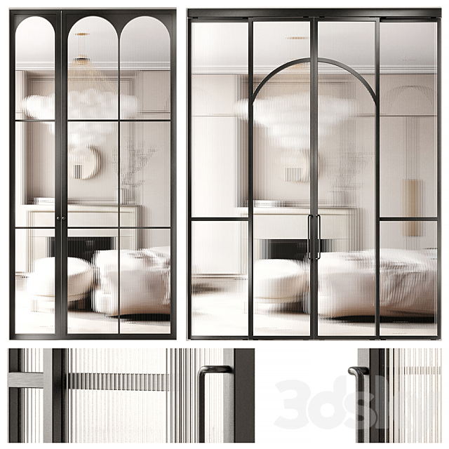 Art deco doors 6 3ds Max - thumbnail 2