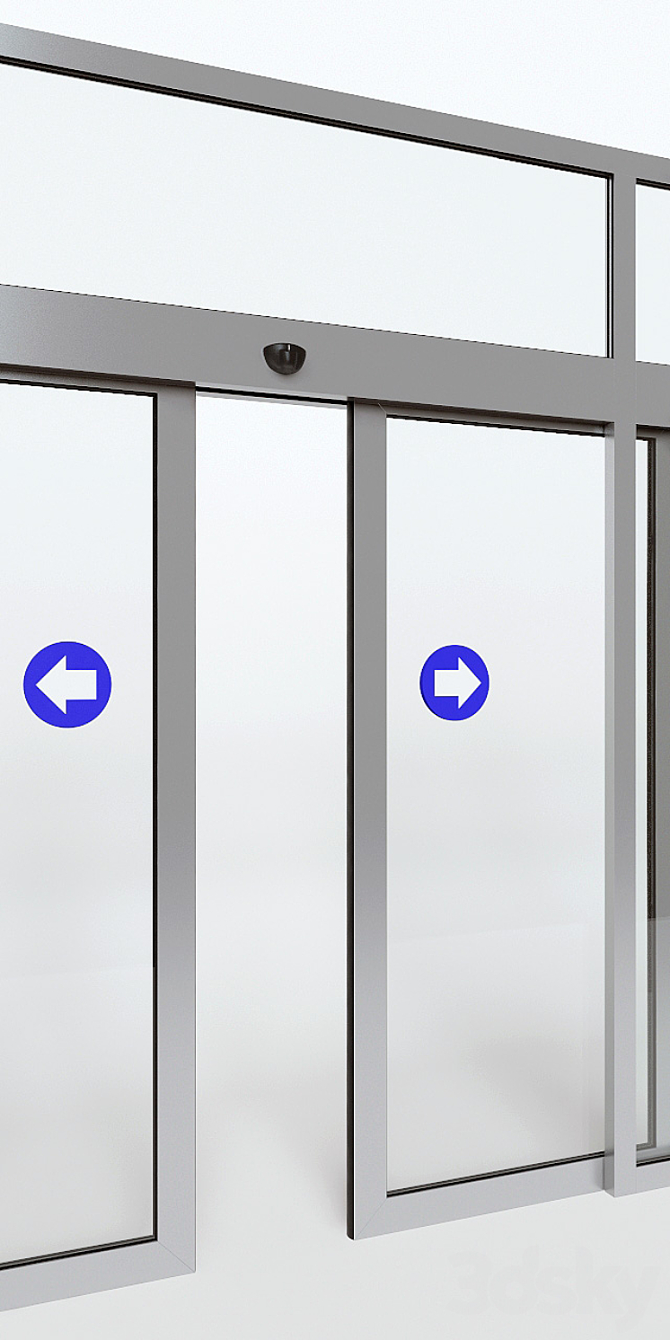 Automatic door 3DS Max - thumbnail 2