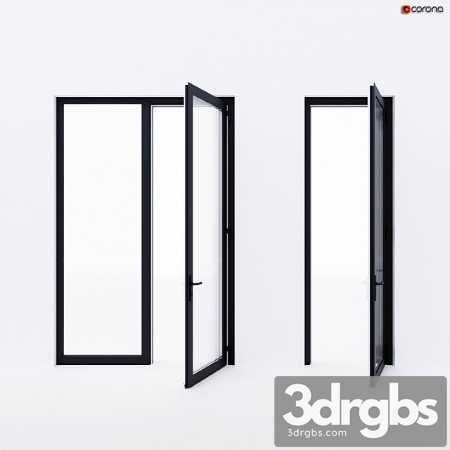 Balcony doors alumil 3dsmax Download - thumbnail 1