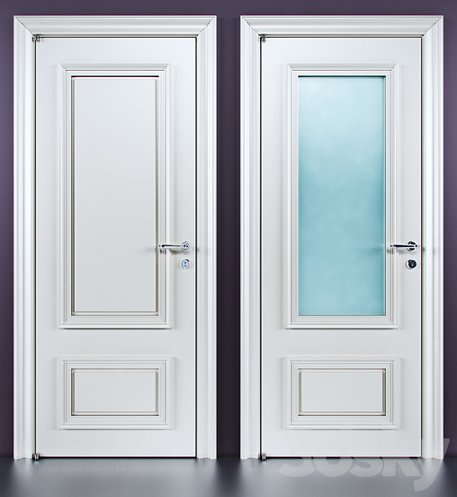 Barausse doors 3ds Max - thumbnail 2