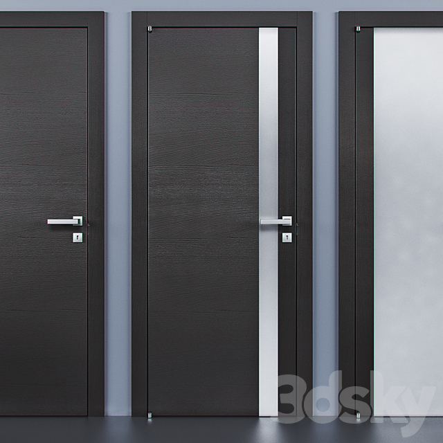 Barausse doors 3DS Max Model - thumbnail 2