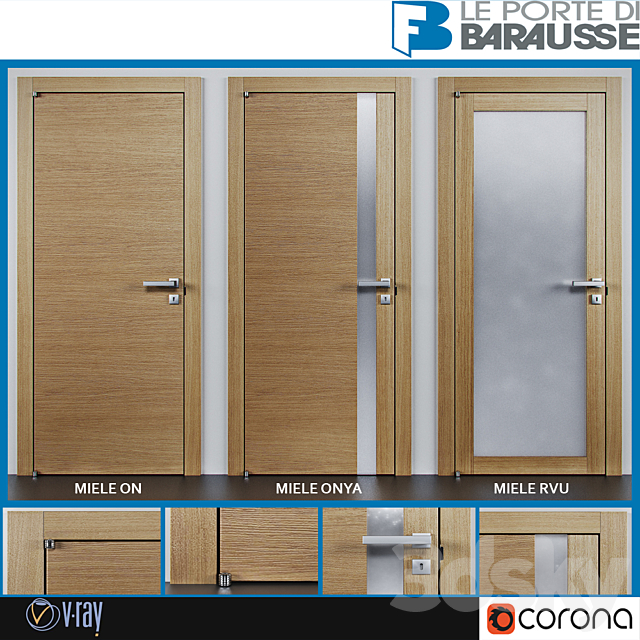 Barausse doors 3DSMax File - thumbnail 1