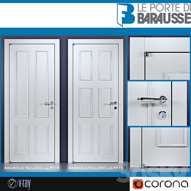 Barausse doors 3DSMax File - thumbnail 1