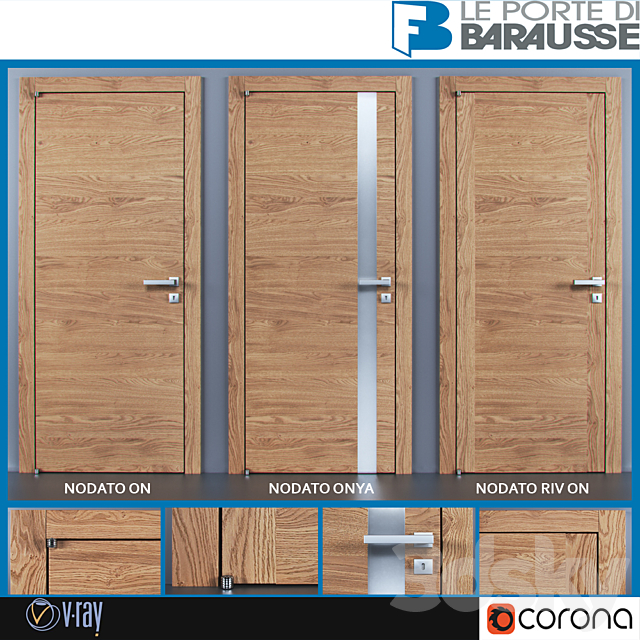 Barausse doors 3DSMax File - thumbnail 1