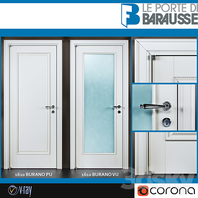 Barausse doors 3DSMax File - thumbnail 1