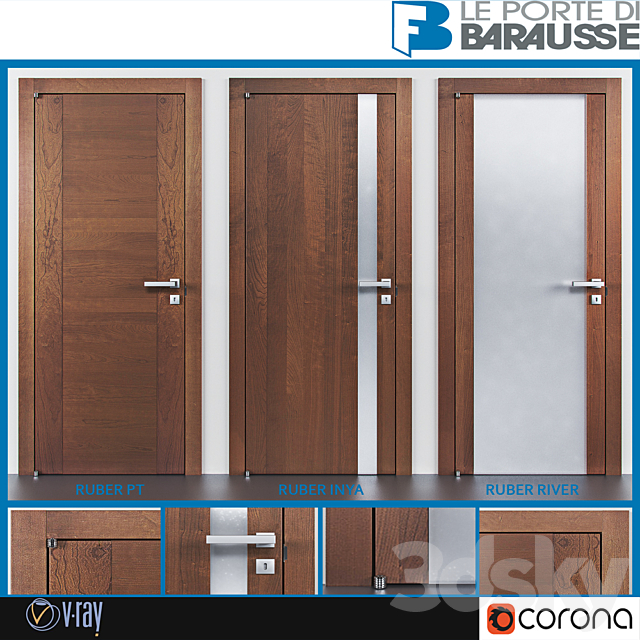 Barausse doors 3DSMax File - thumbnail 1