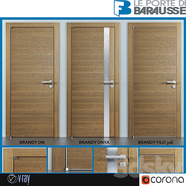 Barausse doors 3DSMax File - thumbnail 1