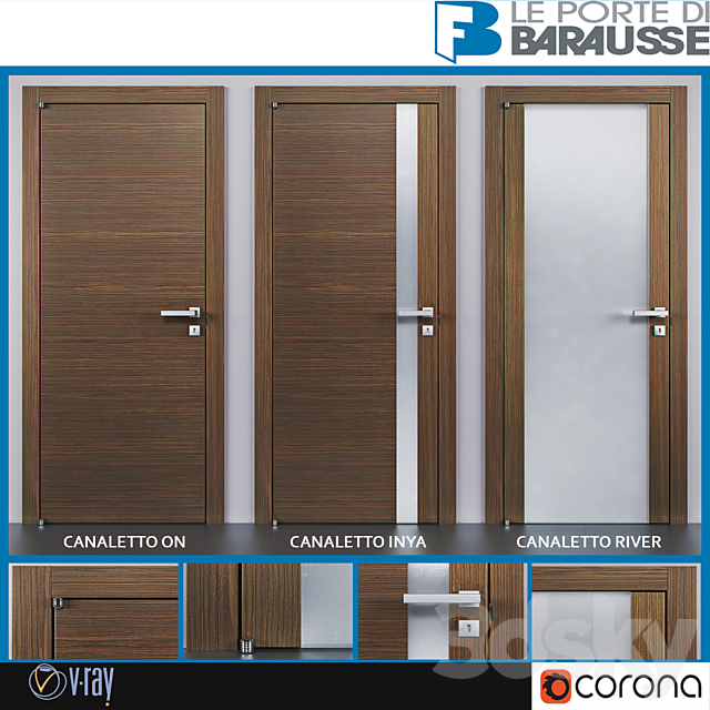 Barausse doors 3DSMax File - thumbnail 1