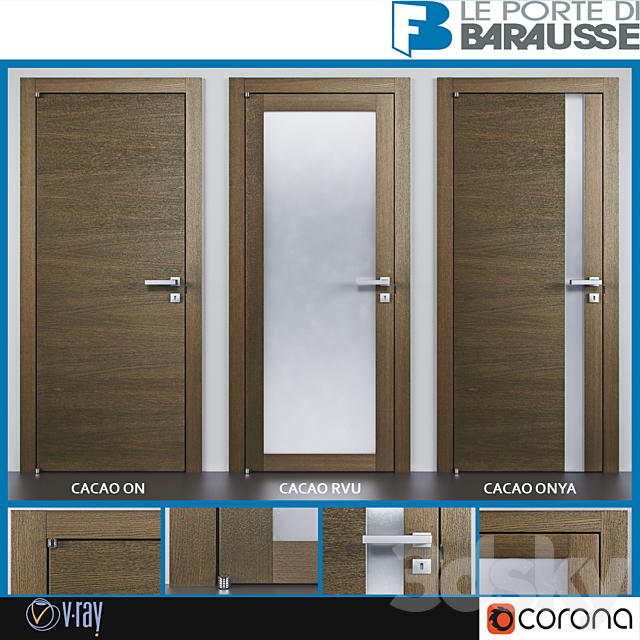 Barausse doors 3DSMax File - thumbnail 1