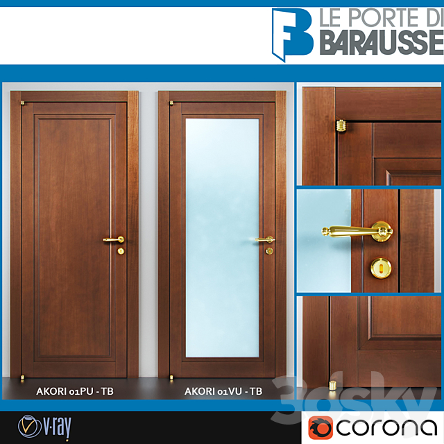 Barausse doors 3DSMax File - thumbnail 1