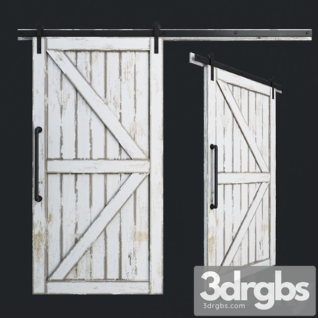 Barn door 3dsmax Download - thumbnail 1