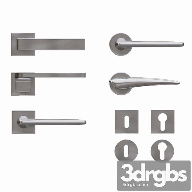 Battisti door handles 3dsmax Download - thumbnail 1