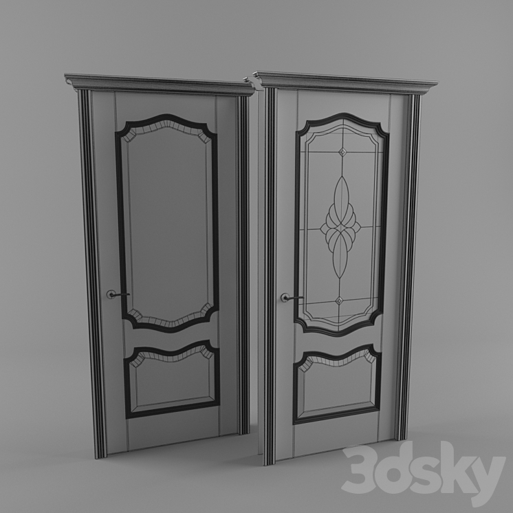 Belarusian doors Premiere 3DS Max - thumbnail 2