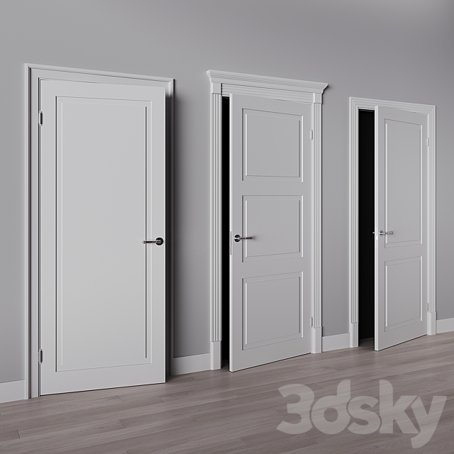 Belgravia doors Matera L-DG 3ds Max - thumbnail 3