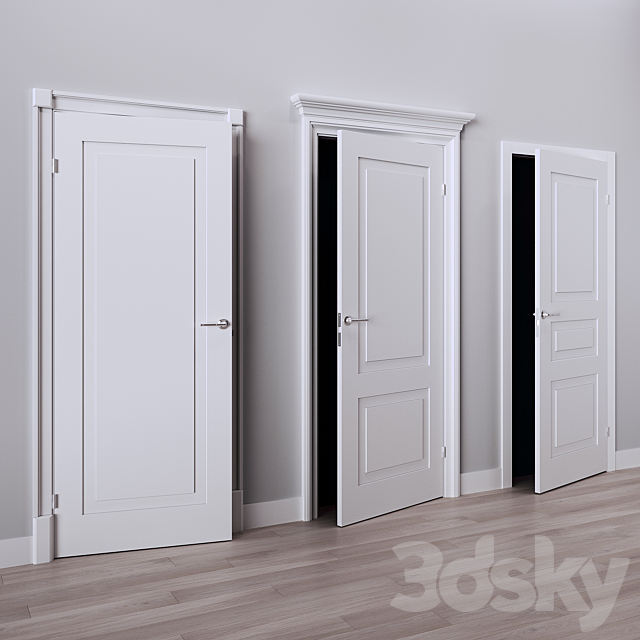 Belgravia doors Matera Z-DG 3DS Max Model - thumbnail 3