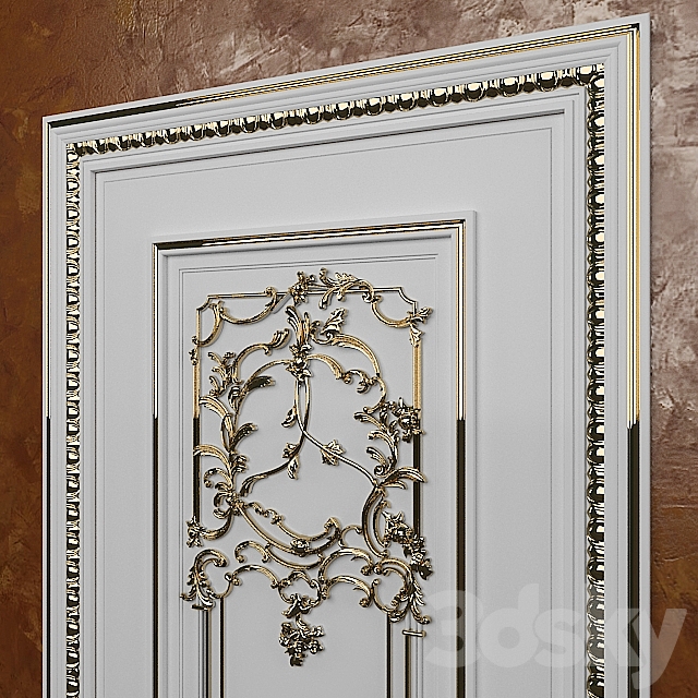 BOISERIE ITALIA SPINOLA 3DS Max Model - thumbnail 2