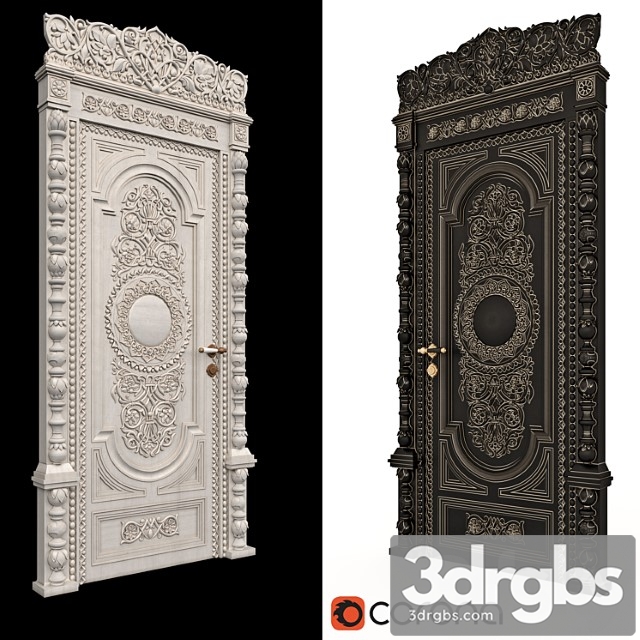 Carved door - thumbnail 1