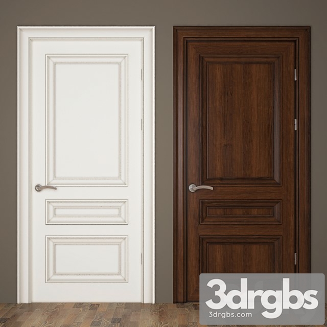 Classic Door 04 3dsmax Download - thumbnail 1