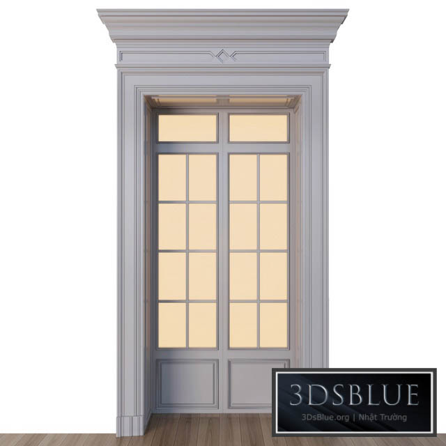 Classic door 3DS Max - thumbnail 3