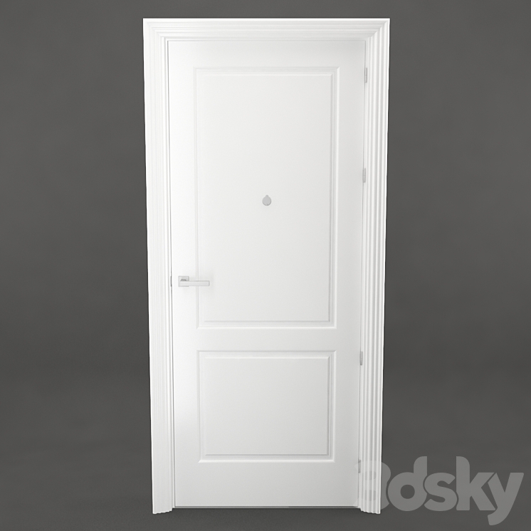 classic door 3DS Max - thumbnail 1