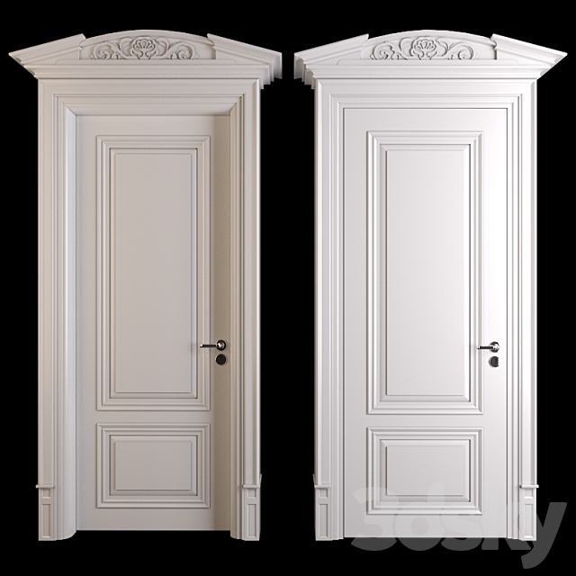 classic door 3DSMax File - thumbnail 1