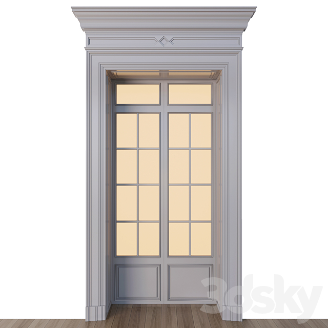 Classic door 3DSMax File - thumbnail 1