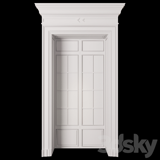 Classic door 3DSMax File - thumbnail 3