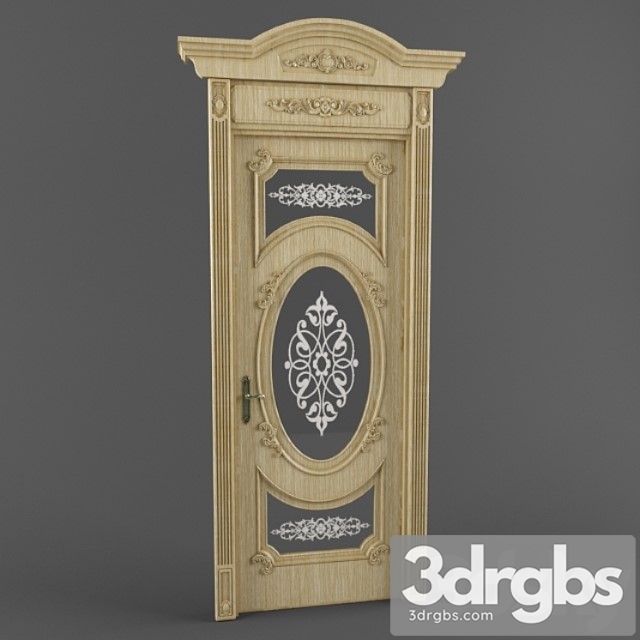 Classic door 4 3dsmax Download - thumbnail 1