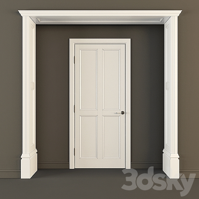 Classic door opening and framing 3DSMax File - thumbnail 3