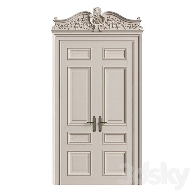 Classic Doors 07 3ds Max - thumbnail 1